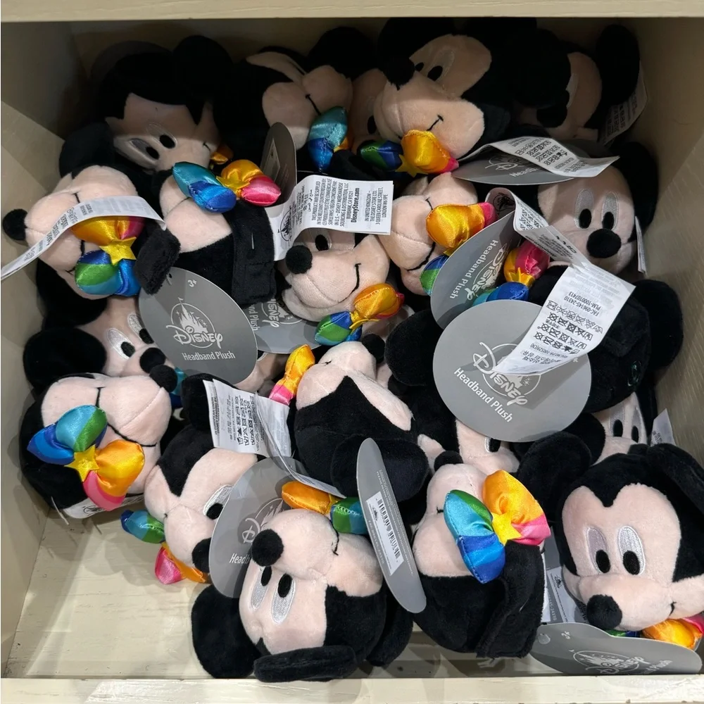 Disney Disneyland Resort 70th Anniversary Headband Plush Mickey Mouse Accessory